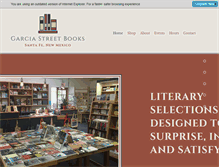 Tablet Screenshot of garciastreetbooks.com